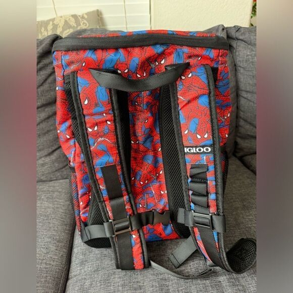 Spider-Man Marvel x Igloo Backpack 28 Cans Capacity Insulated Daypack New - Picture 8 of 14